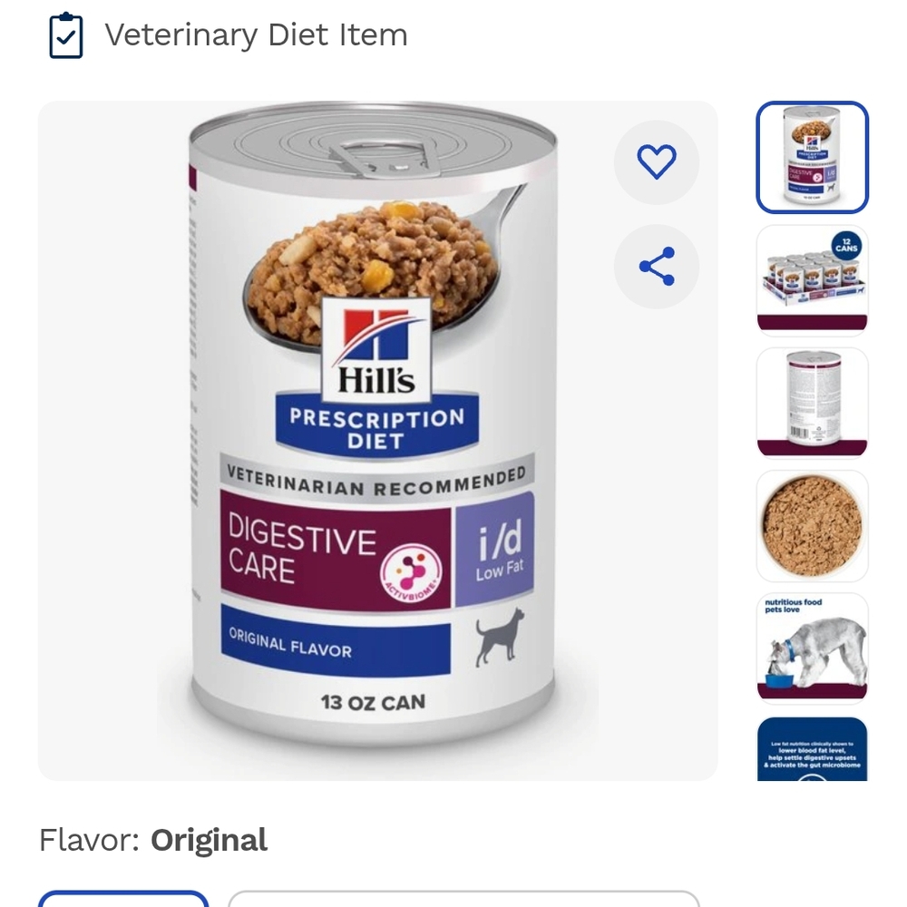 Hill's Prescription Diet Digestive Care Dog Food